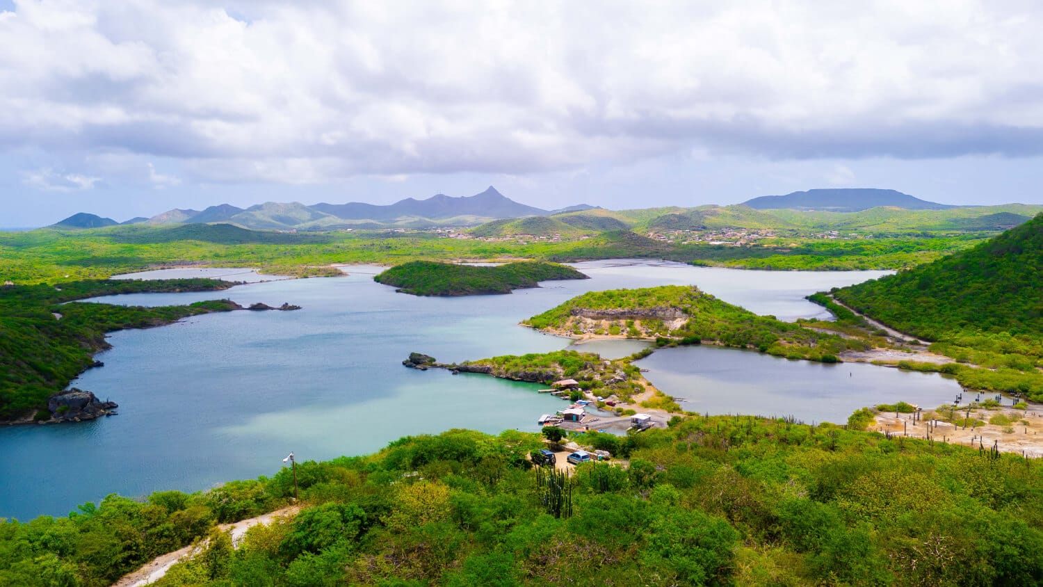 Aerial image in Curaçao